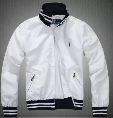 Buy Ralph Lauren Men's Windbreaker Jacket In Luxury White UK XL • 140£