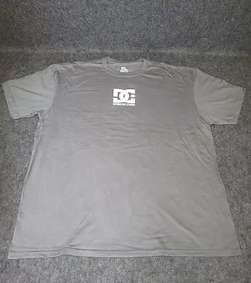 Buy Mens Genuine DC Casual Fashion Skate Tee T-Shirt S M L XL XXL Dark Grey DC09 • 9.99£