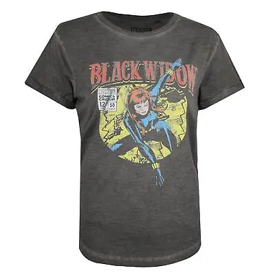 Buy Marvel Ladies T-shirt Black Widow Avengers Grey S - XL Official  • 11.19£