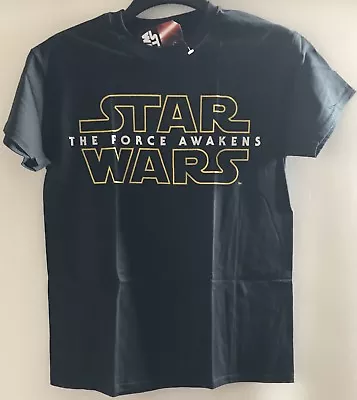 Buy Star Wars The Force Awakens Small Black Men’s T Shirt New Official • 7£