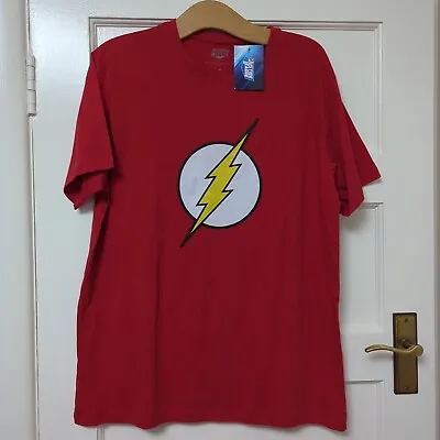 Buy Justice League Flash Men's Red T-Shirt Size Large BNWT • 15£