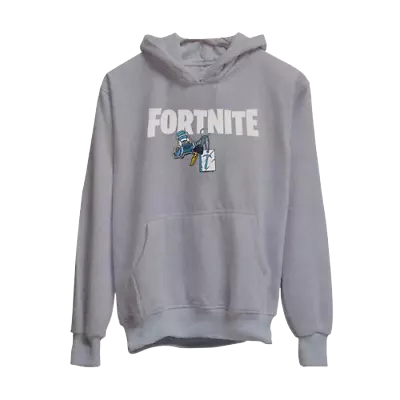 Buy New Fortnite Hoodie - Grey - Fast And Free Delivery • 7.99£