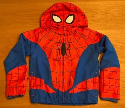 Buy Boys Spider Man Zip Up Hoodie Jacket 9/10 Years Up To 140 Cm Disney Store Marvel • 20£