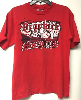 Buy Dropkick Murphys Minor League Concert Tour 08' T-shirt Red Sox Ted Williams Sz M • 28.50£