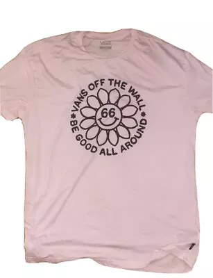 Buy Vans All Around Womens T-shirt In Pink (size M) Relaxed Fit 10/10 Condition • 16£
