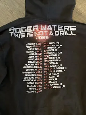 Buy Roger Waters This Is Not A Drill Tour 2022 Hoodie Size M Pink Floyd • 18.97£