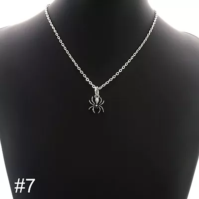 Buy Gothic Silver Tone Pendant Necklace Chain Mens Womens Boys Girls Jewellery UK • 3.65£
