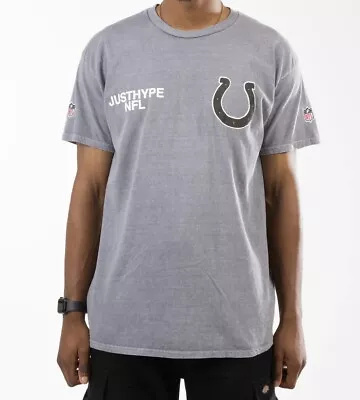 Buy NFL X Hype Grey INDIANAPOLIS COLTS T-Shirt Adult Size XL - NEW WITH TAGS • 5.99£