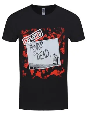 Buy The Exploited T-shirt Punks Not Dead Men's Black • 17.99£