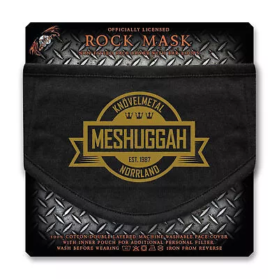 Buy Meshuggah Crest Black Face Mask OFFICIAL • 9.99£