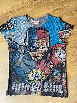 Buy NEXT Marvel Captain America Civil War SS T Shirt Age 9 Years • 4.50£
