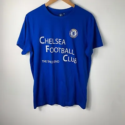 Buy Chelsea Football Shirt Mens Medium Blue Soccer Tee Casual Graphic CFC Premier • 9.99£