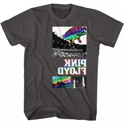 Buy Pink Floyd In Concert Animals Men's T Shirt Psychedelic Music Merch • 41.68£