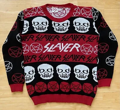 Buy M/L 42  Inch Chest - Slayer Ugly Xmas Christmas Jumper Sweater By Gazelle London • 39.99£