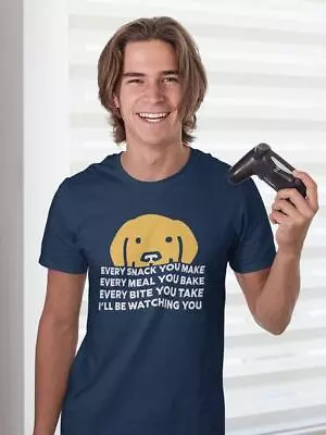 Buy Dog Will Be Watching You T-shirt Men's -SmartPrintsInk Designs • 16.36£
