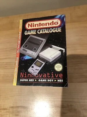 Buy Nintendo Game Catalogue 35 Page 1993- 1994 SNES NES Gameboy Merch Book Guide • 7.95£