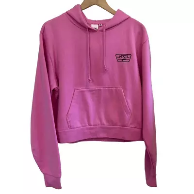 Buy Vans Size Medium Hooded Sweatshirt Full Patch Pink Crop  • 28.42£