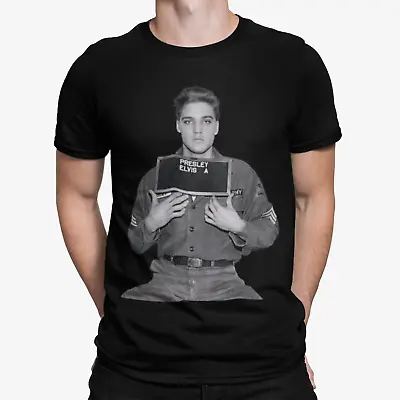 Buy Elvis Presley Mugshot T-Shirt- Retro - Music - Cool - 80's - Funny - Rock  • 10.79£