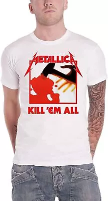 Buy Metallica Kill Em All Men T-Shirt White XL, 100 Cotton, Regular • 19.07£