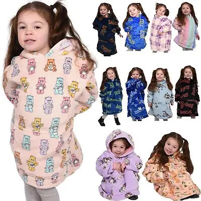 Buy Kids Boys/Girls Hoodie Blanket Oversized Plush Sherpa Fleece Hooded Sweatshirt • 12.99£