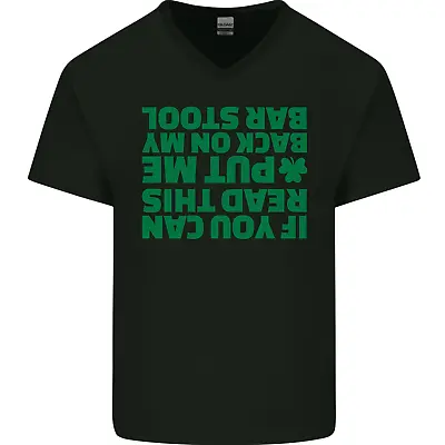 Buy Back On My Bar Stool St Patricks Day Mens V-Neck Cotton T-Shirt • 8.99£