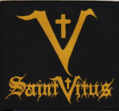 Buy Saint Vitus Yellow Logo Patch Official Doom Metal Band Merch  • 6.32£