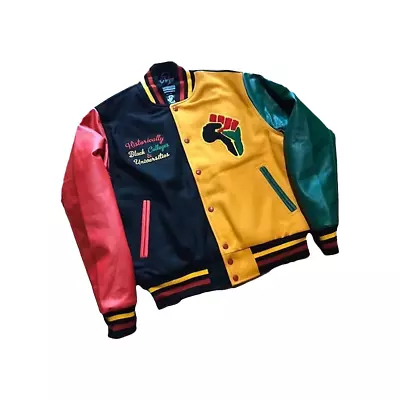 Buy Donovan Mitchell HBCU Pride Varsity Jacket Letterman Jacket, HBCU Wool Jacket • 47.87£