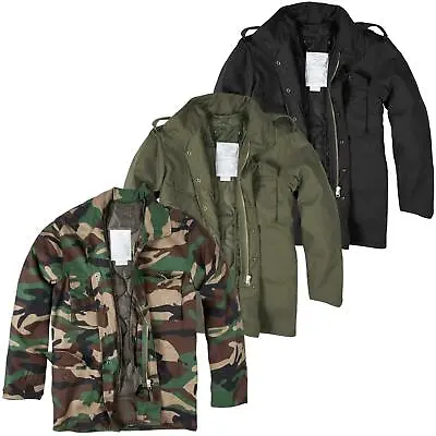 Buy Mens M65 Military Field Jacket Vintage Army Combat Coat Removable Quilted Liner • 56.95£