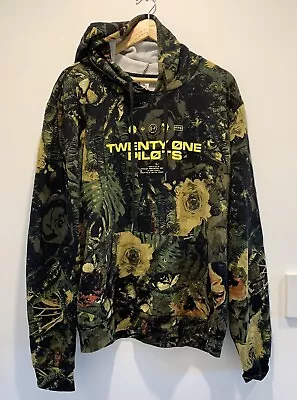 Buy Twenty One Pilots Hoodie Men's Large Pullover Camouflage Camo Trench • 22.75£
