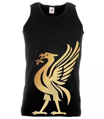Buy Unisex Black Scouse Liverpool Liverpudlian Liver Bird Logo YNWA  Vest • 10.95£