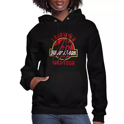 Buy Jurassic Park Logo I Survived 1993 Tour Women's Hoodie • 44.41£