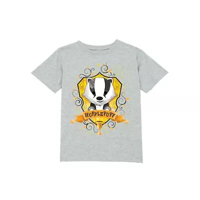 Buy Official Harry Potter Kids Hufflepuff Crest Kids' T-Shirt • 14.99£