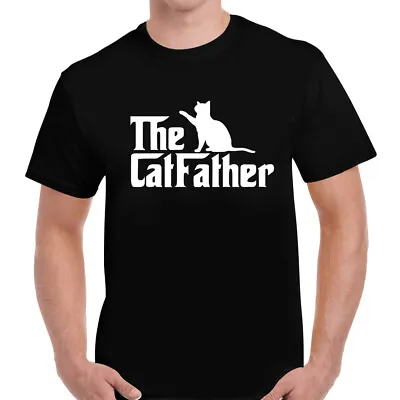 Buy The Cat Father Funny Humour Quote Joke Mens Unisex T Shirt Tee Gift • 10.95£