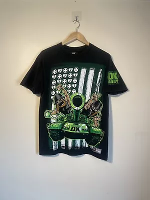 Buy WWE 2007 DX Army Graphic T-Shirt Men's Medium Size Black Green Vintage VGC • 22.99£