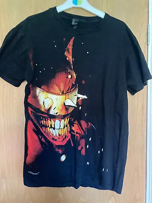 Buy The Batman Who Laughs Black T Shirt Hanes Medium M DC Comics The Joker • 10£