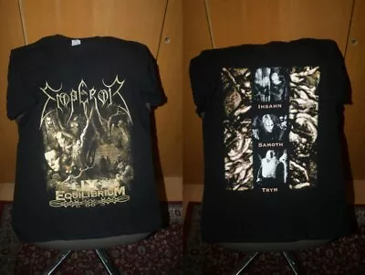 Buy Emperor - IX Equilibrium T Shirt M NEW Borknagar Darkthrone Satyricon Mayhem • 20£