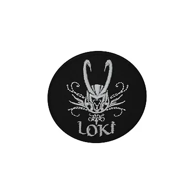 Buy Loki Superhero Movie Logo Iron On Sew On Embroidered Patch For Shirts • 2.49£