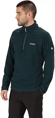 Buy New Regatta Montes Mens Lightweight Half Zip Microfleece Anti Pill Fleece Jacket • 10.99£