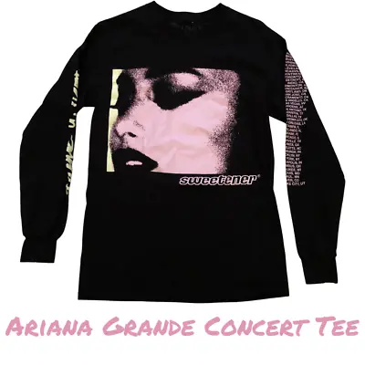 Buy Ariana Grande Sweetener Concert Merch Size Small Shirt Long Sleeve Thank U Next • 35.89£