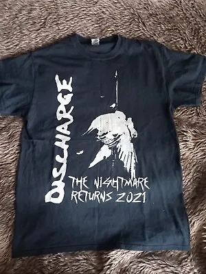 Buy Discharge Tour 2021  T Shirt Size Medium • 15£