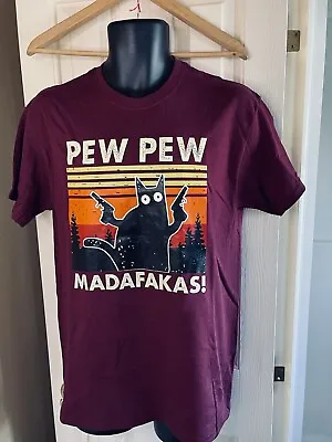Buy Pew Pew Madafakas! Crewneck T-shirt. ￼Size M • 16.99£