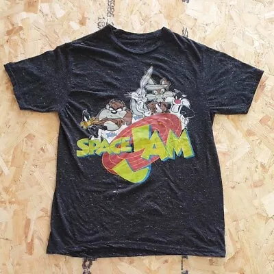 Buy Looney Tunes Space Jam T Shirt Black Adult Large L Mens Graphic Summer • 11.99£