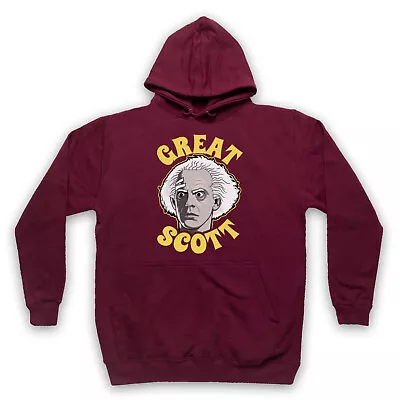 Buy Doc Back To The Future Great Scott Unofficial Sci Fi Adults Unisex Hoodie • 25.99£