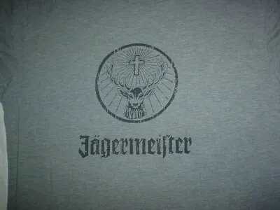 Buy JAGERMEISTER Jager Liquor Logo Vintage Large L T SHIRT • 28.44£