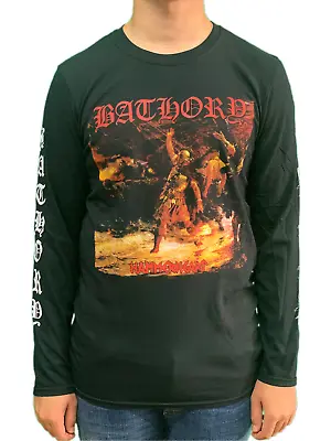 Buy Bathory Hammer Heart Long Sleeved Unisex Official T Shirt Brand New Various Size • 15.99£