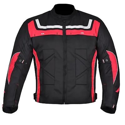 Buy Men's Motorcycle Waterproof Cordura Textile Jacket Motorbike Armours • 36.99£