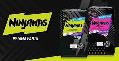 Buy Pampers Ninjamas Pyjama Training Pant Night Time Pants With 12hr Leak Protection • 7£