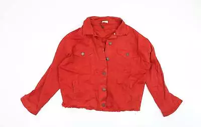 Buy Noisy May Womens Red Jacket Size M • 6.50£