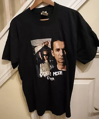 Buy Vintage Depeche Mode 2001 Exciter Tour Large Black T-Shirt Excellent Condition • 30£
