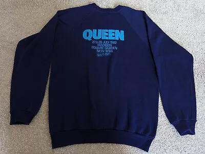 Buy Original Queen 1980's Jumper Pullover Madison Square 1982 Sold Out Medium Used • 150£